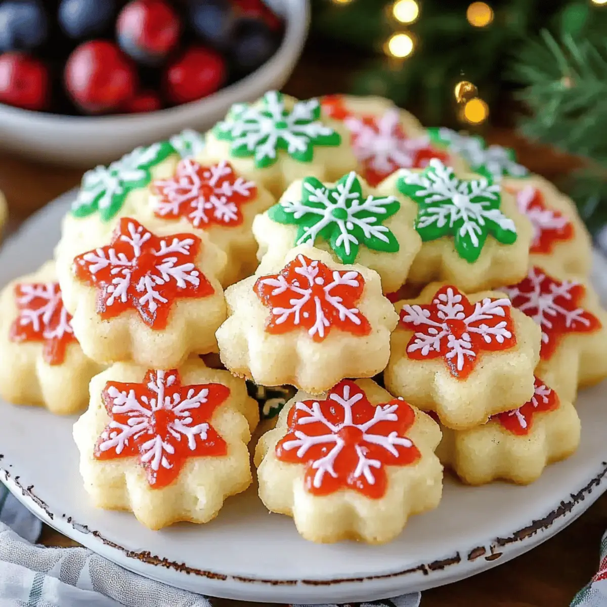 Buttery Spritz Cookies