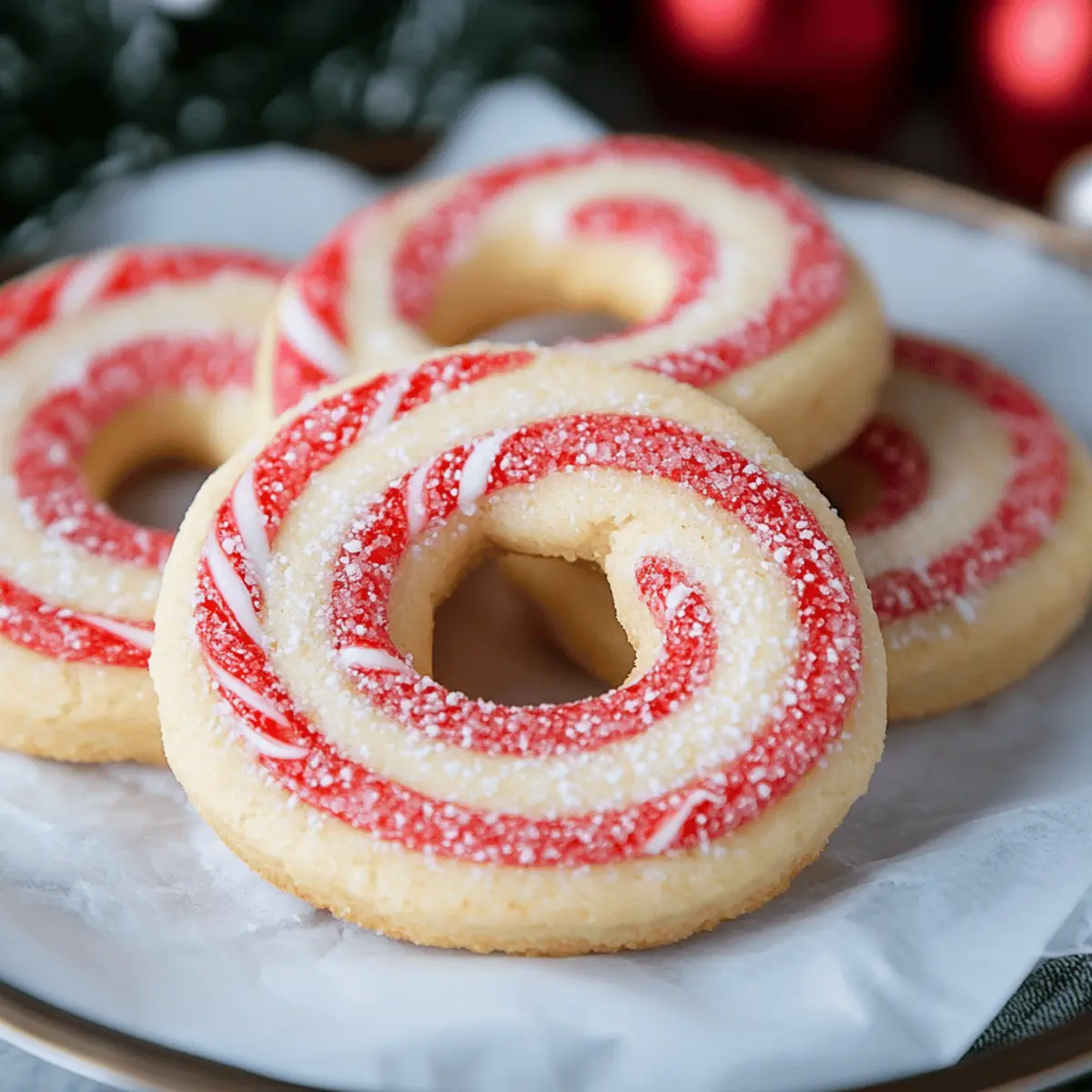 Candy Cane Cookies
