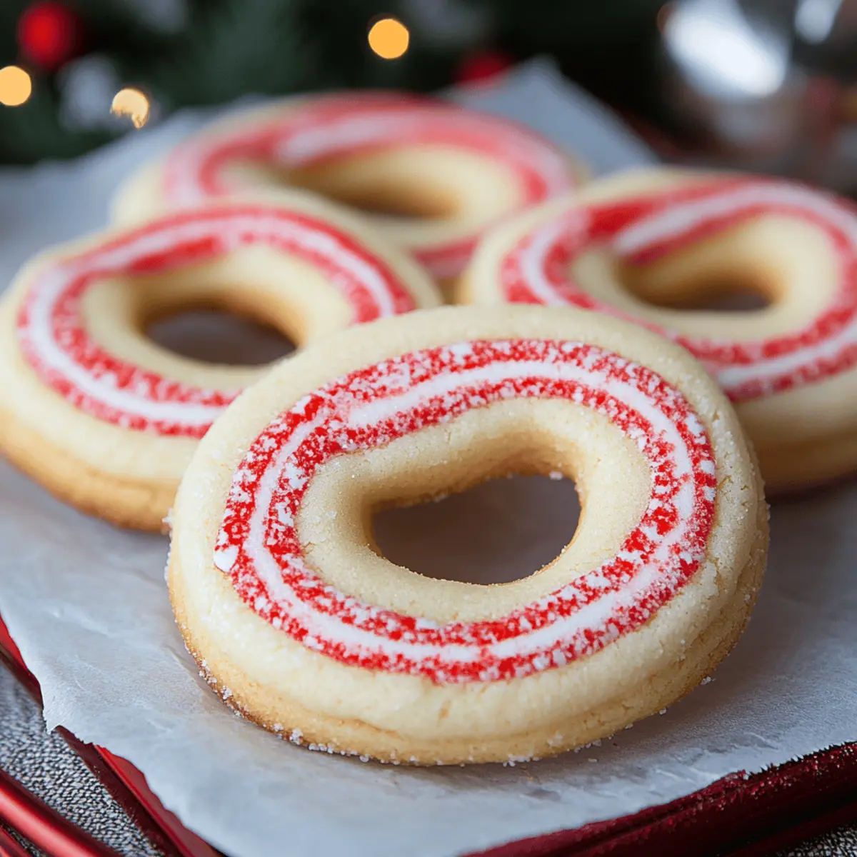 Candy Cane Cookies