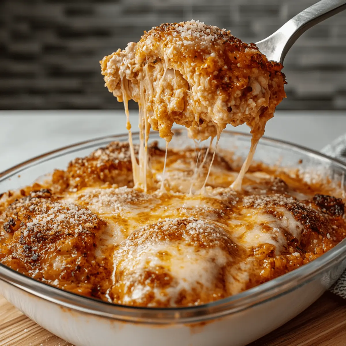 Cottage Cheese Chicken Parm Bowl