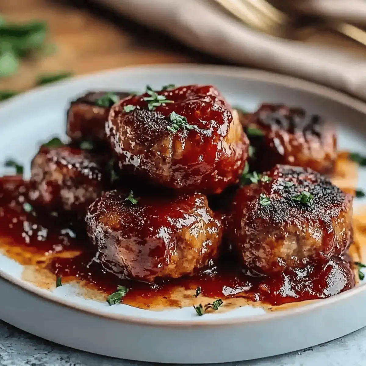 Cranberry Sauce Meatballs