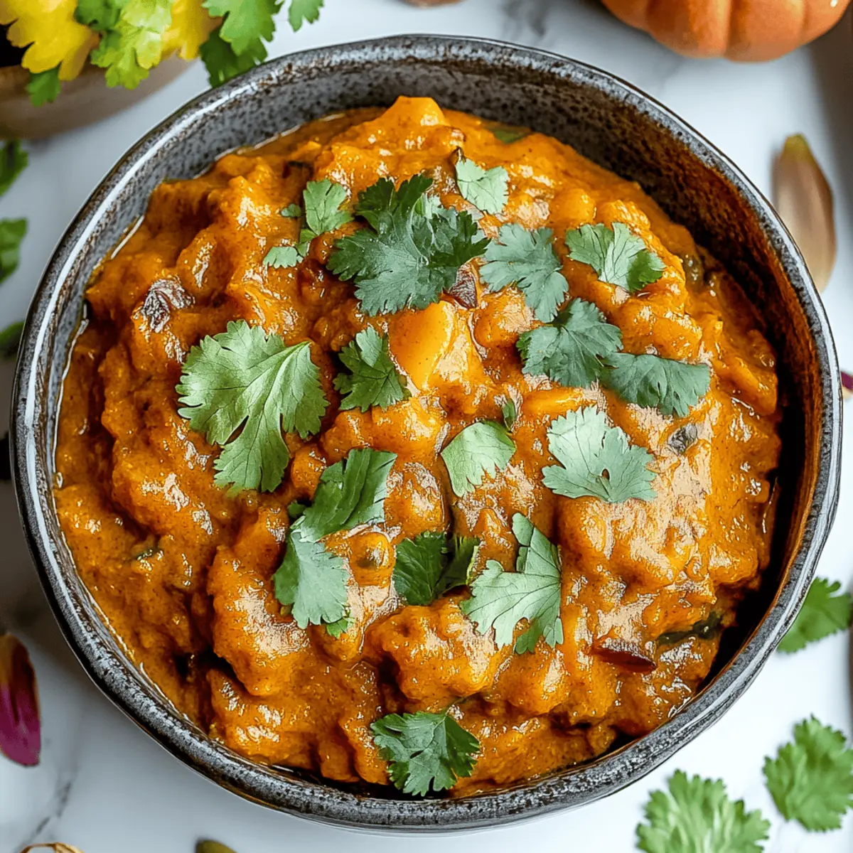 Creamy Indian Pumpkin Curry