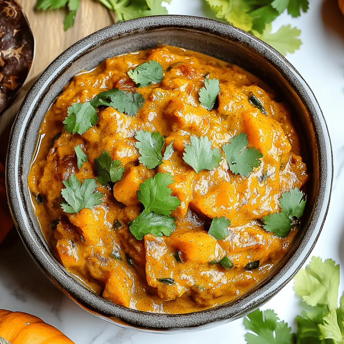 Creamy Indian Pumpkin Curry