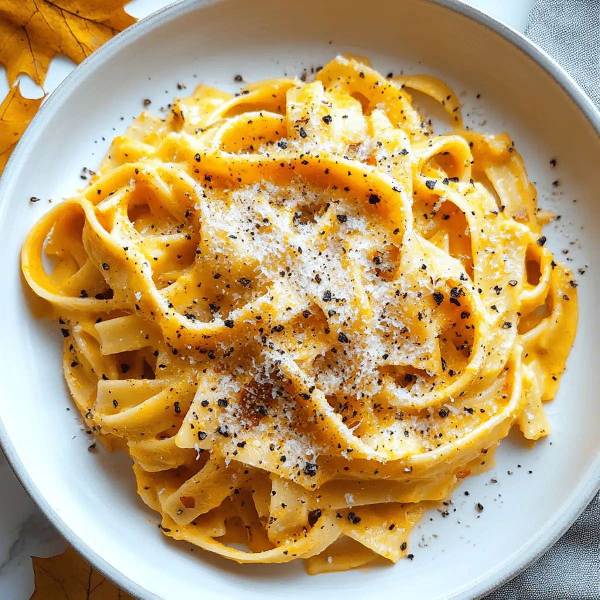 Creamy Pumpkin Pasta
