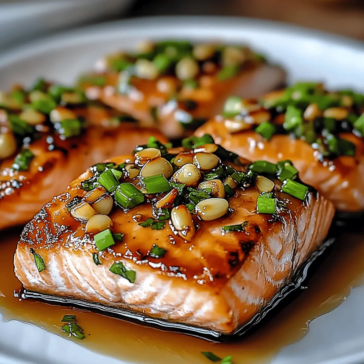 Crispy Honey Garlic Glazed Salmon