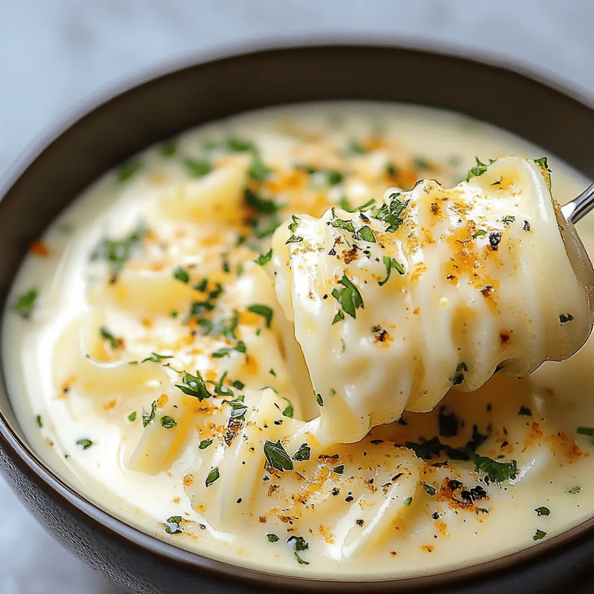 Garlic Parmesan Cream Sauce
