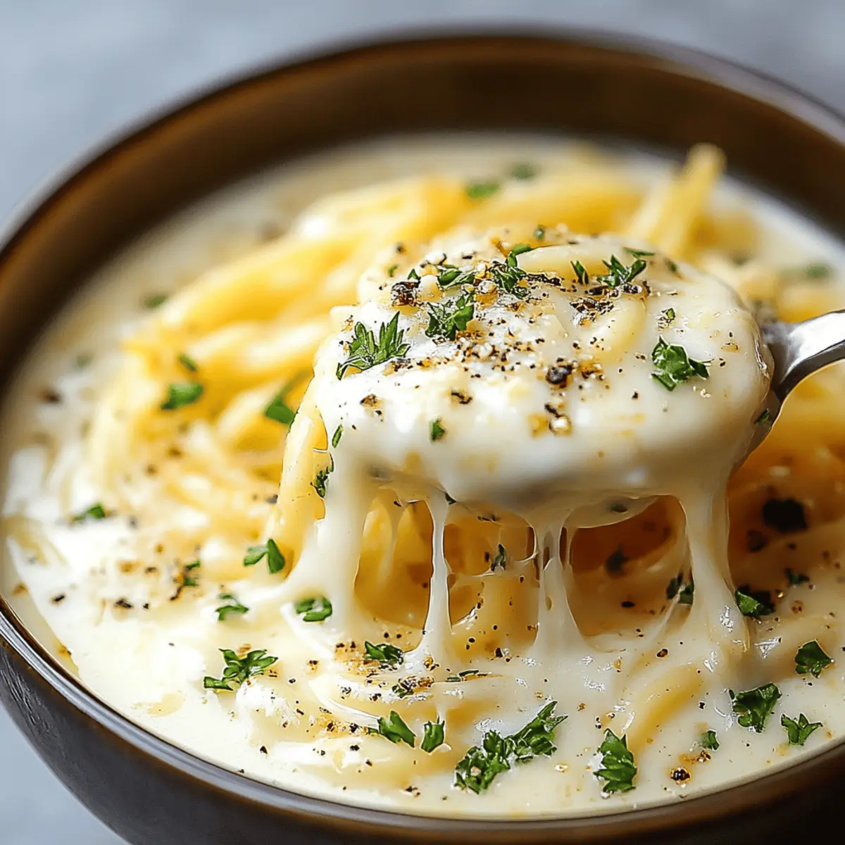 Garlic Parmesan Cream Sauce