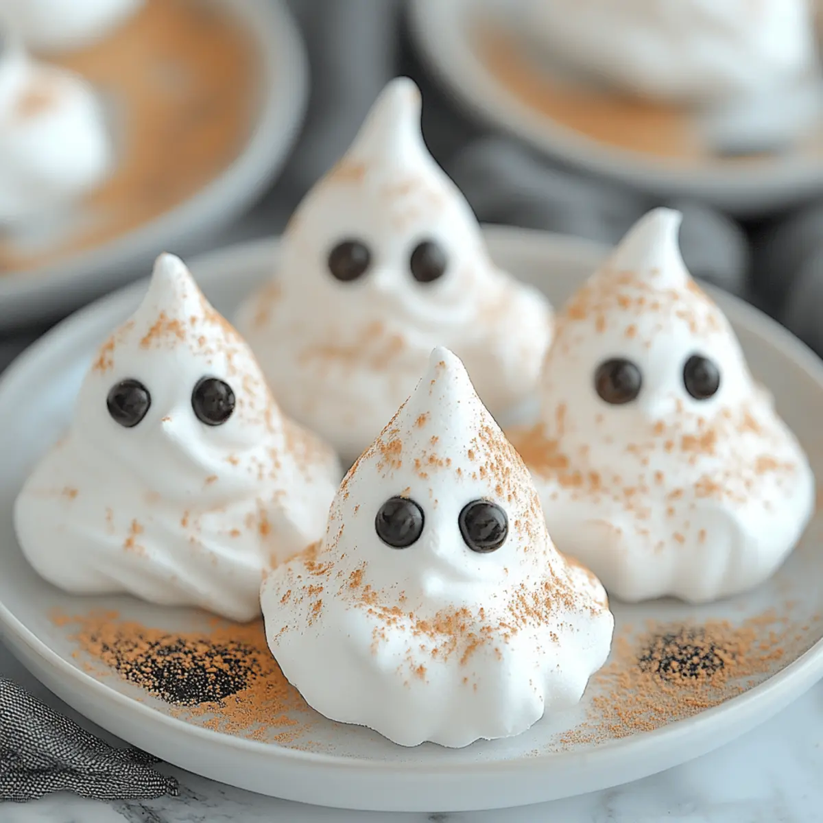 Ghost Meringues