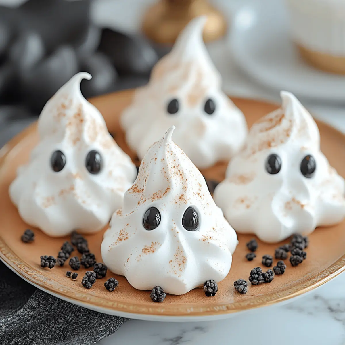 Ghost Meringues