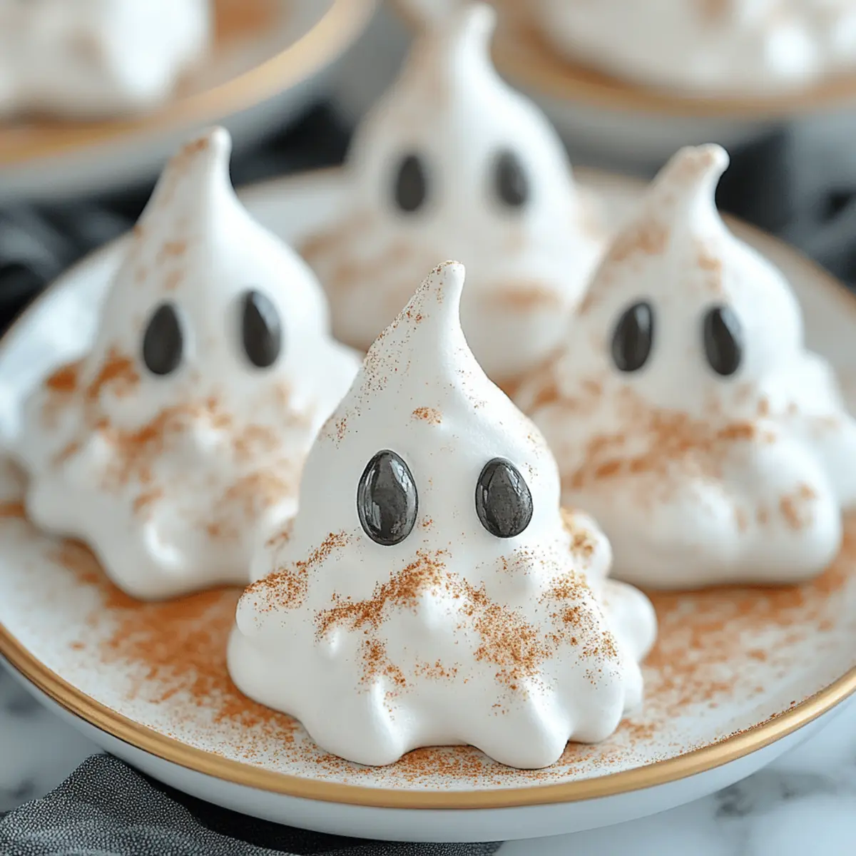 Ghost Meringues