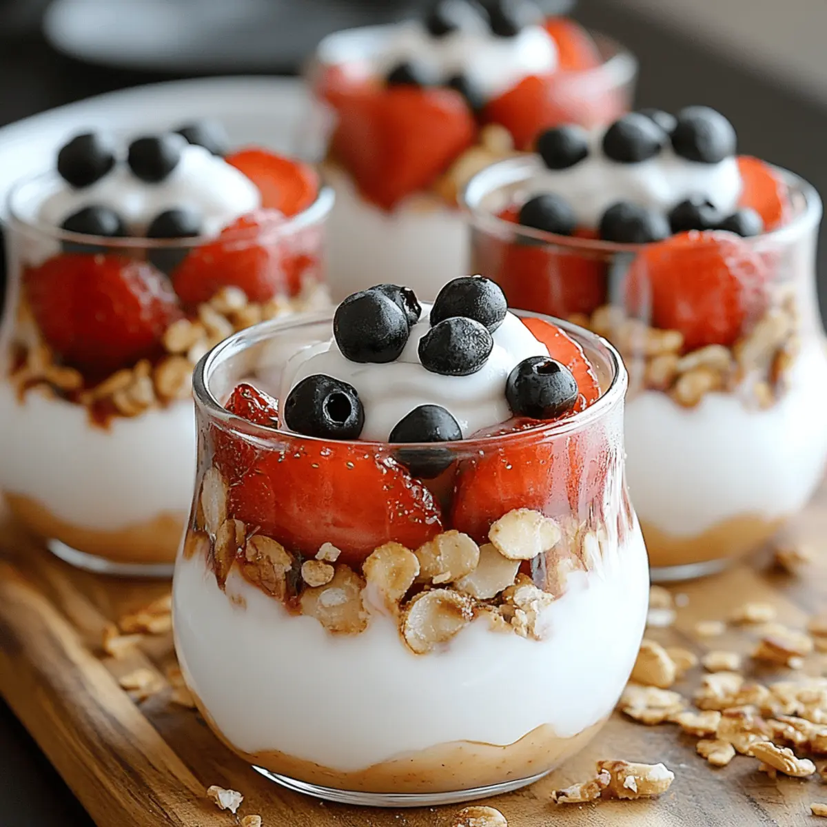 Ghostly Yogurt Parfaits