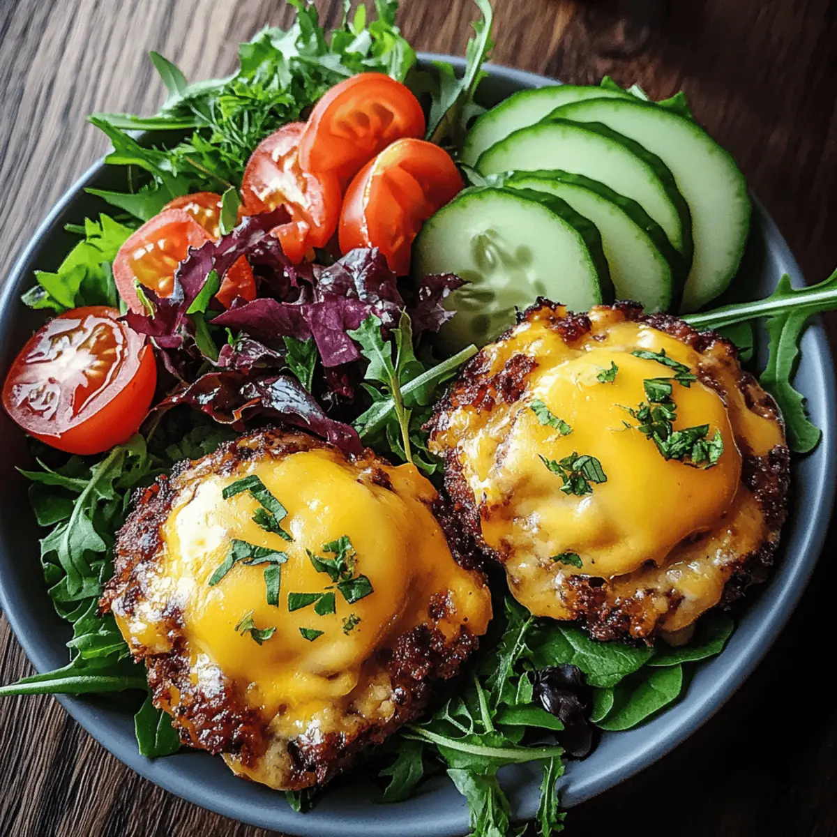 Grilled Burger Bowls