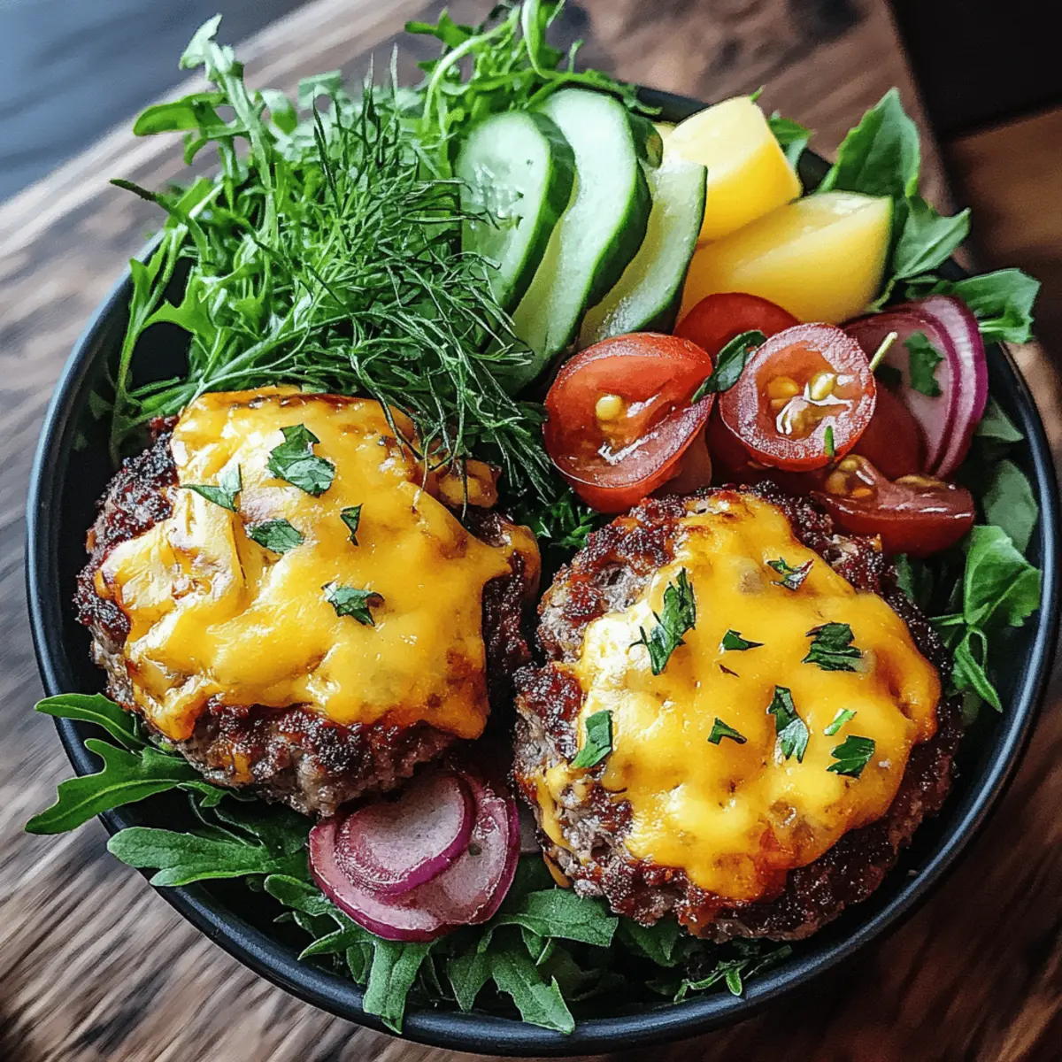 Grilled Burger Bowls
