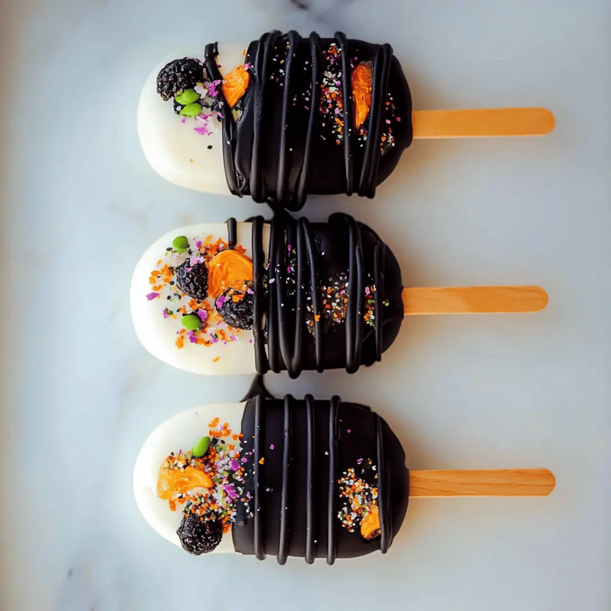 Halloween Cakesicles