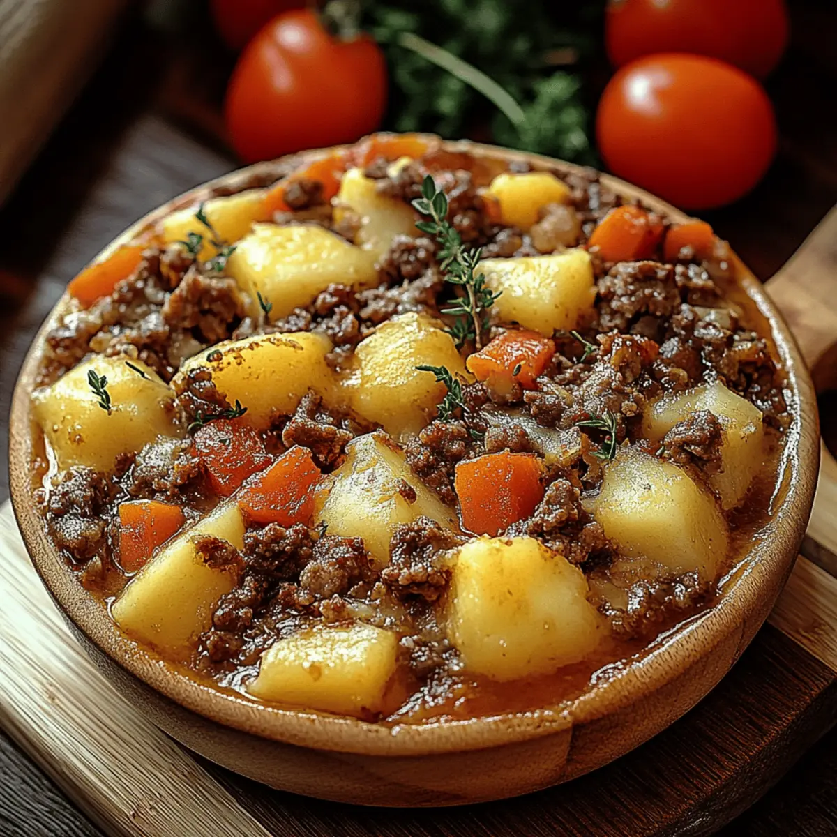 Hamburger Potato Casserole