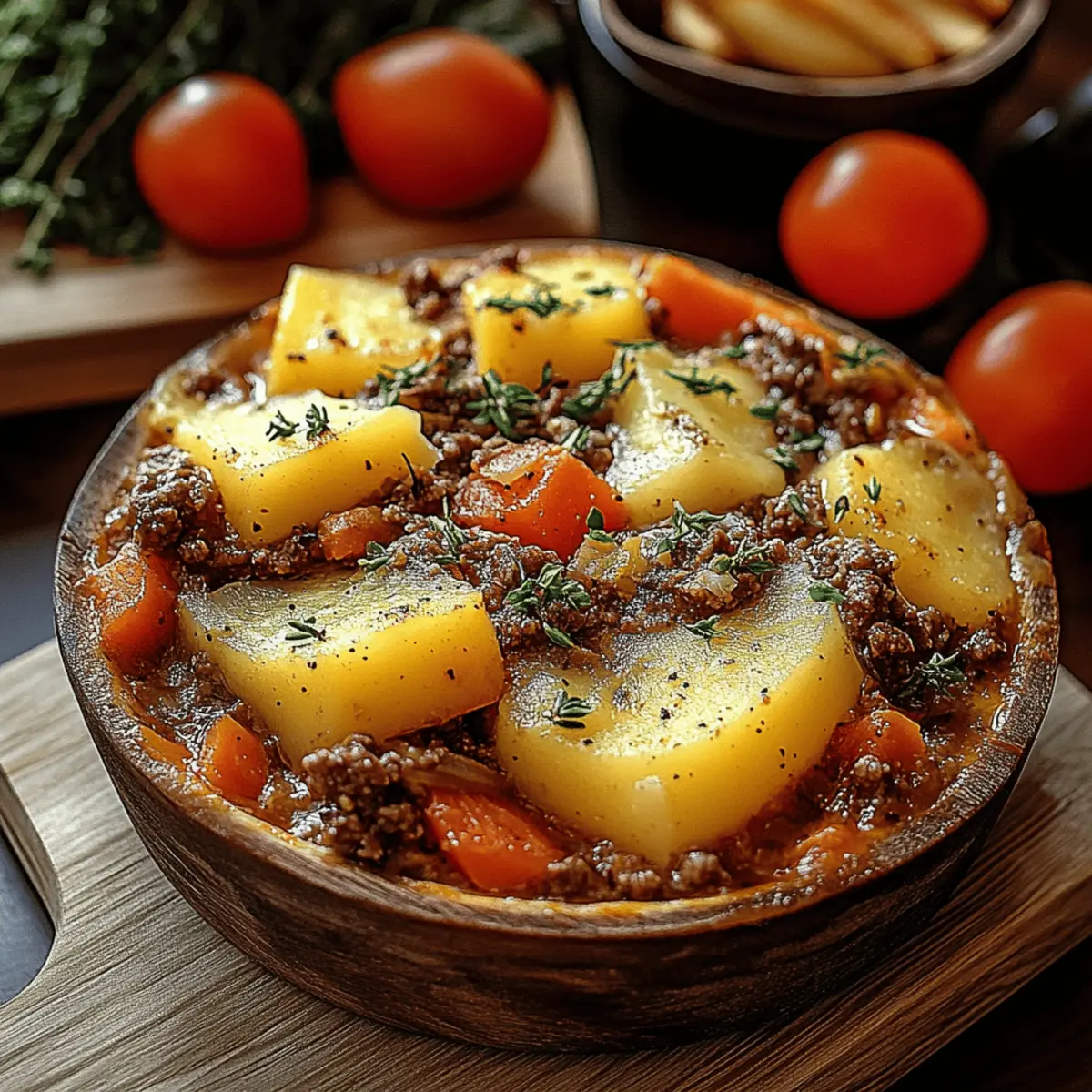 Hamburger Potato Casserole