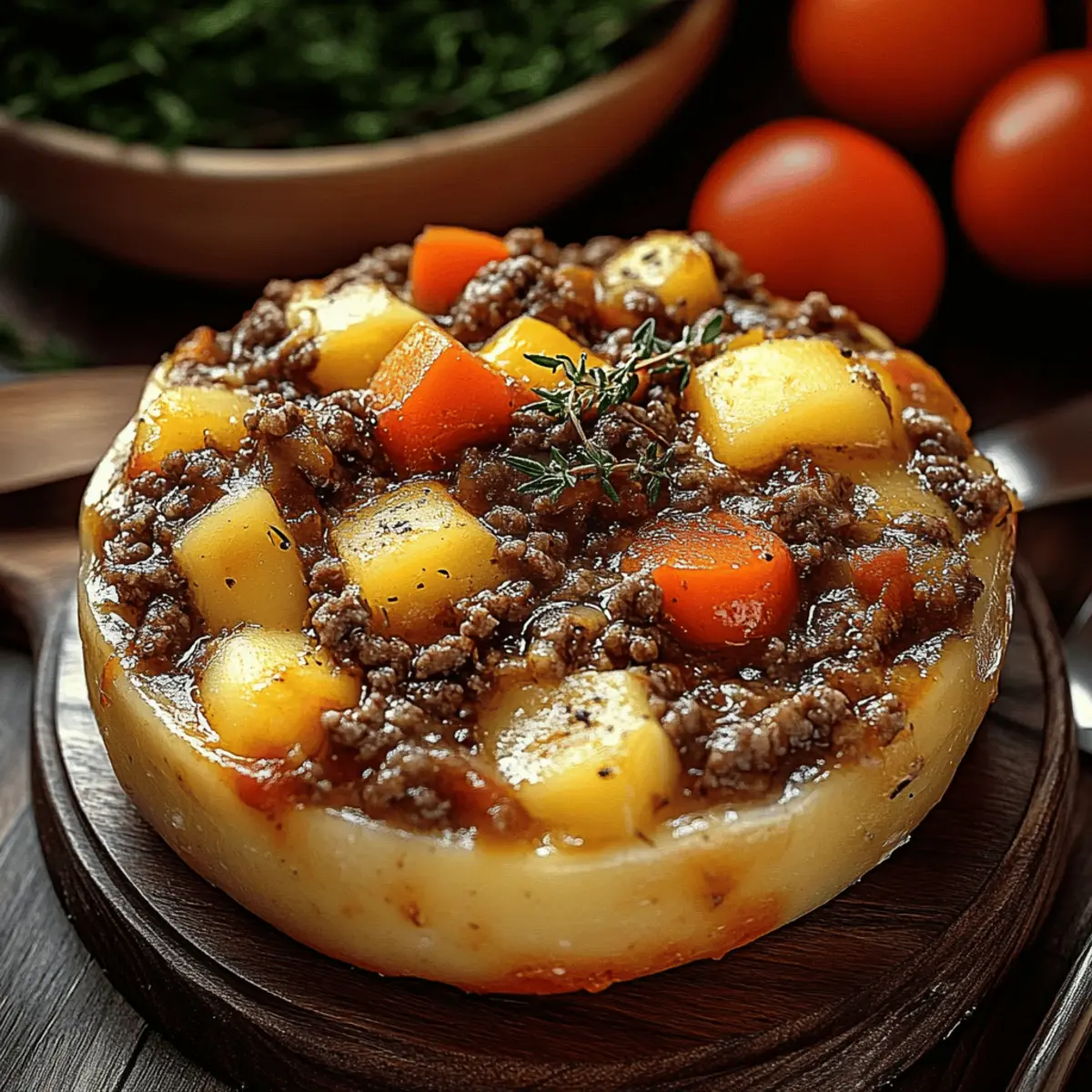 Hamburger Potato Casserole