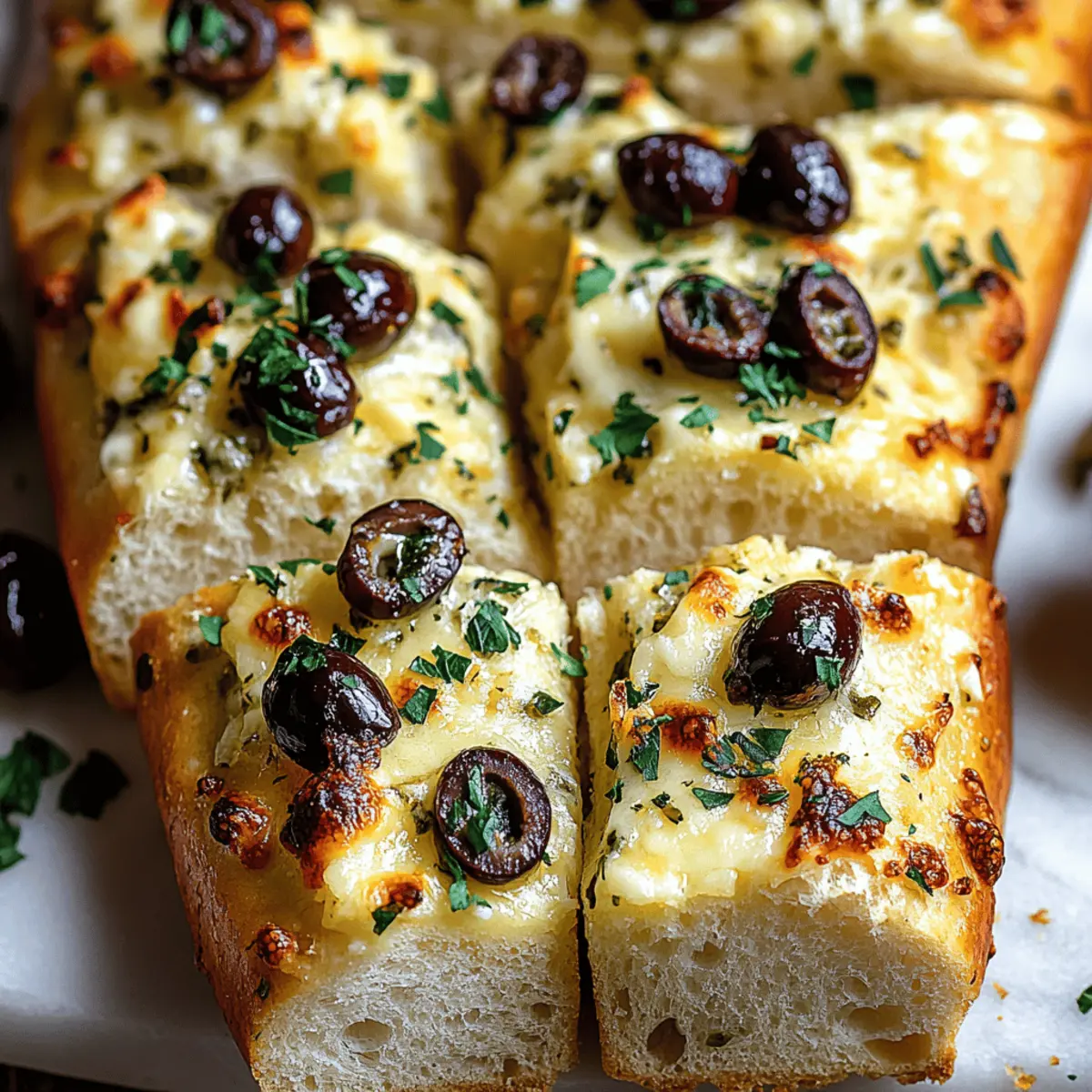 Olive Cheese Bread