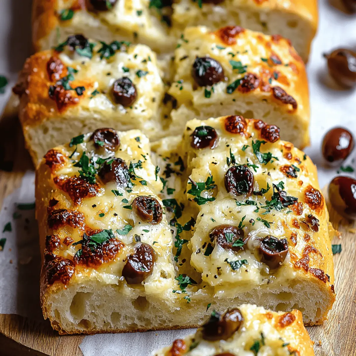 Olive Cheese Bread