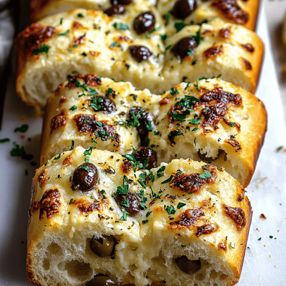 Olive Cheese Bread