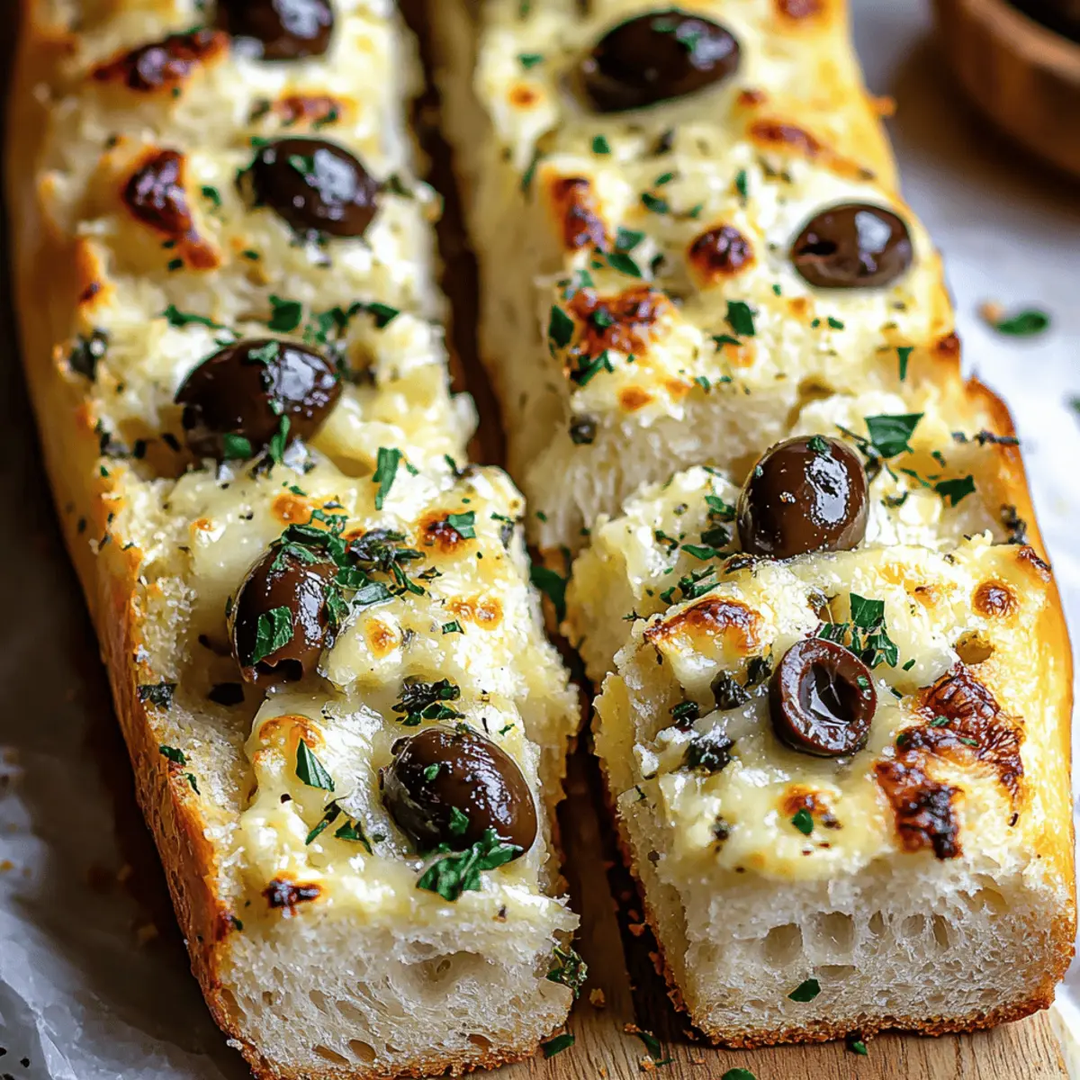 Olive Cheese Bread