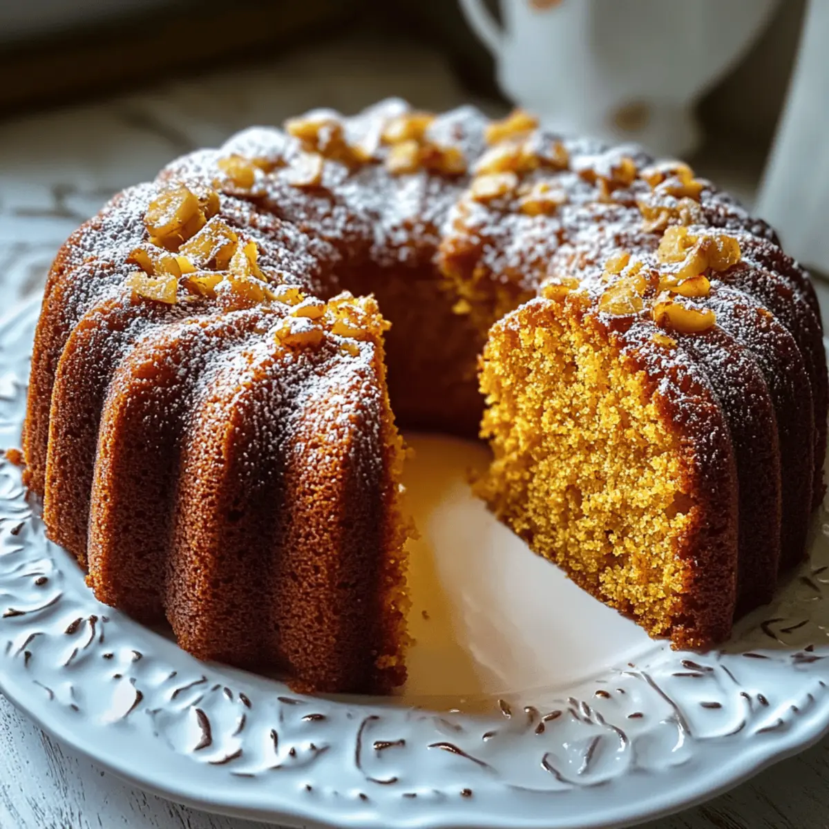 Pumpkin Rum Cake
