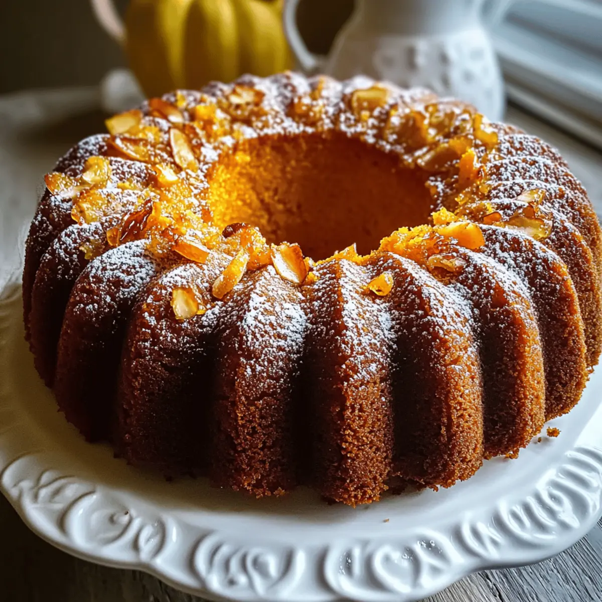 Pumpkin Rum Cake