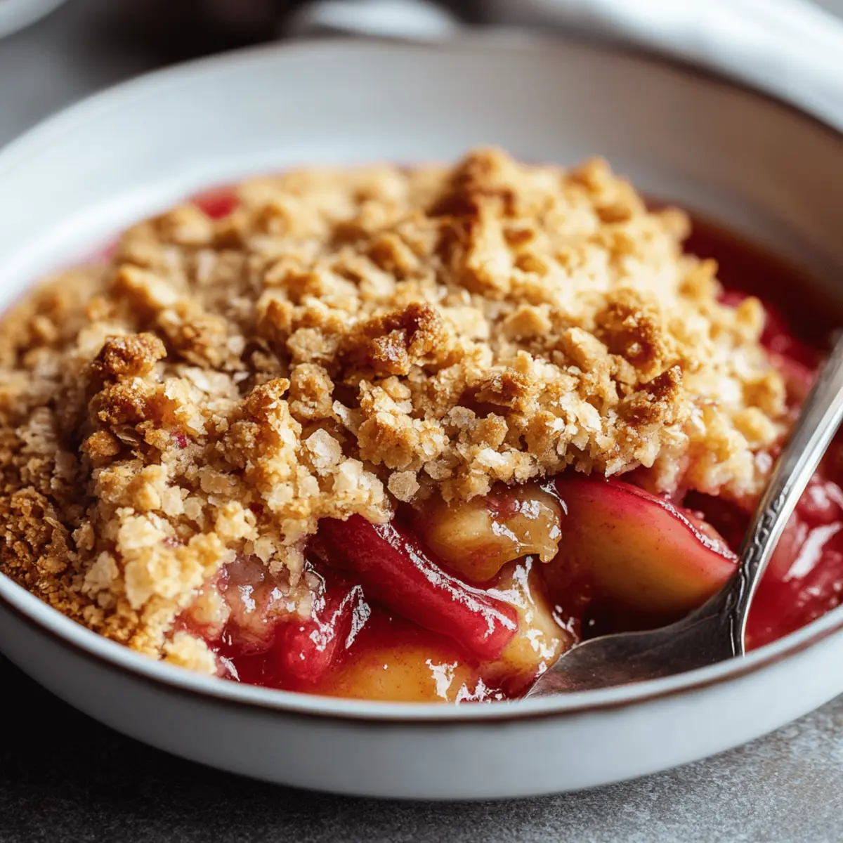 Rhubarb Crisp