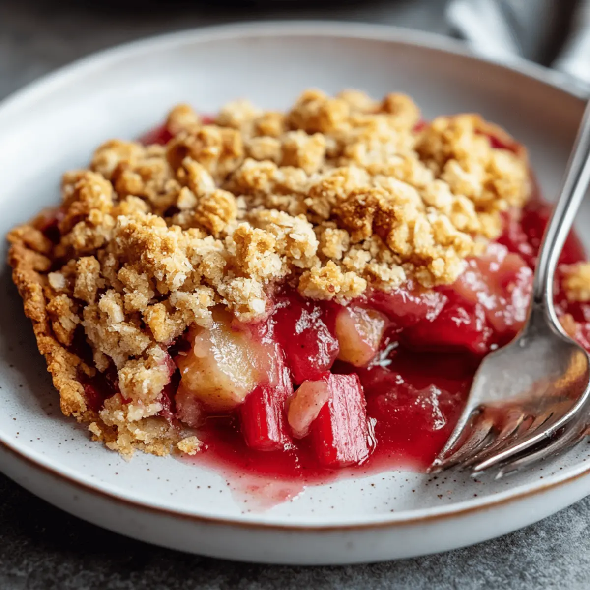 Rhubarb Crisp