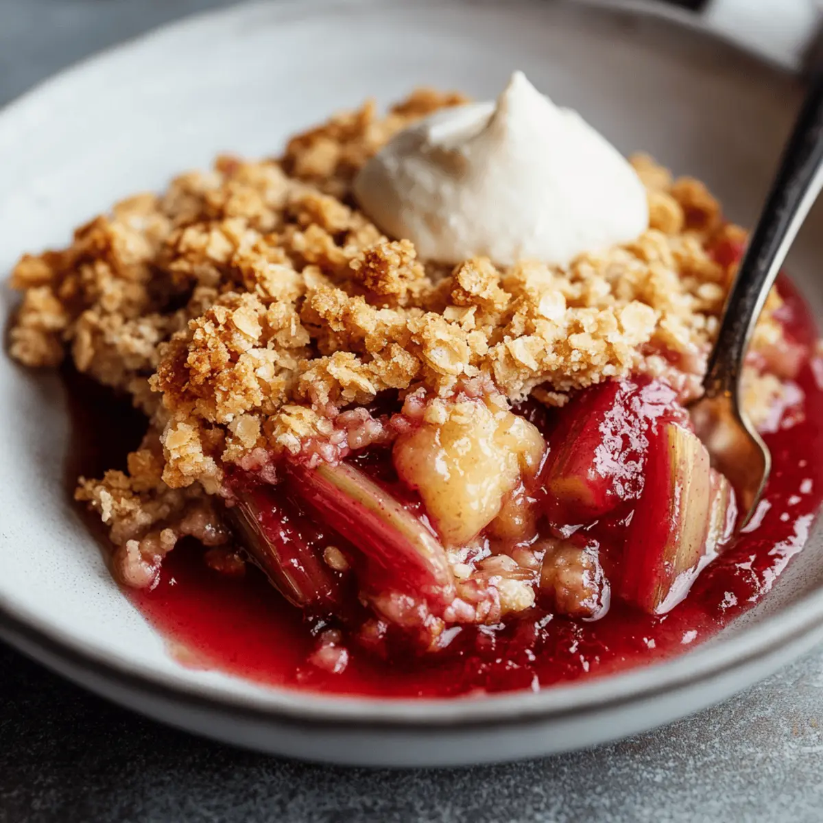 Rhubarb Crisp