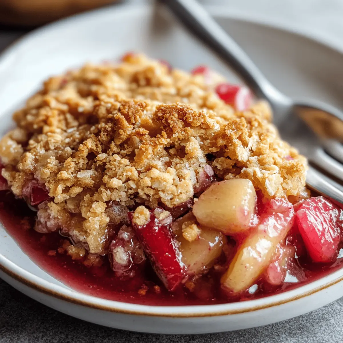 Rhubarb Crisp
