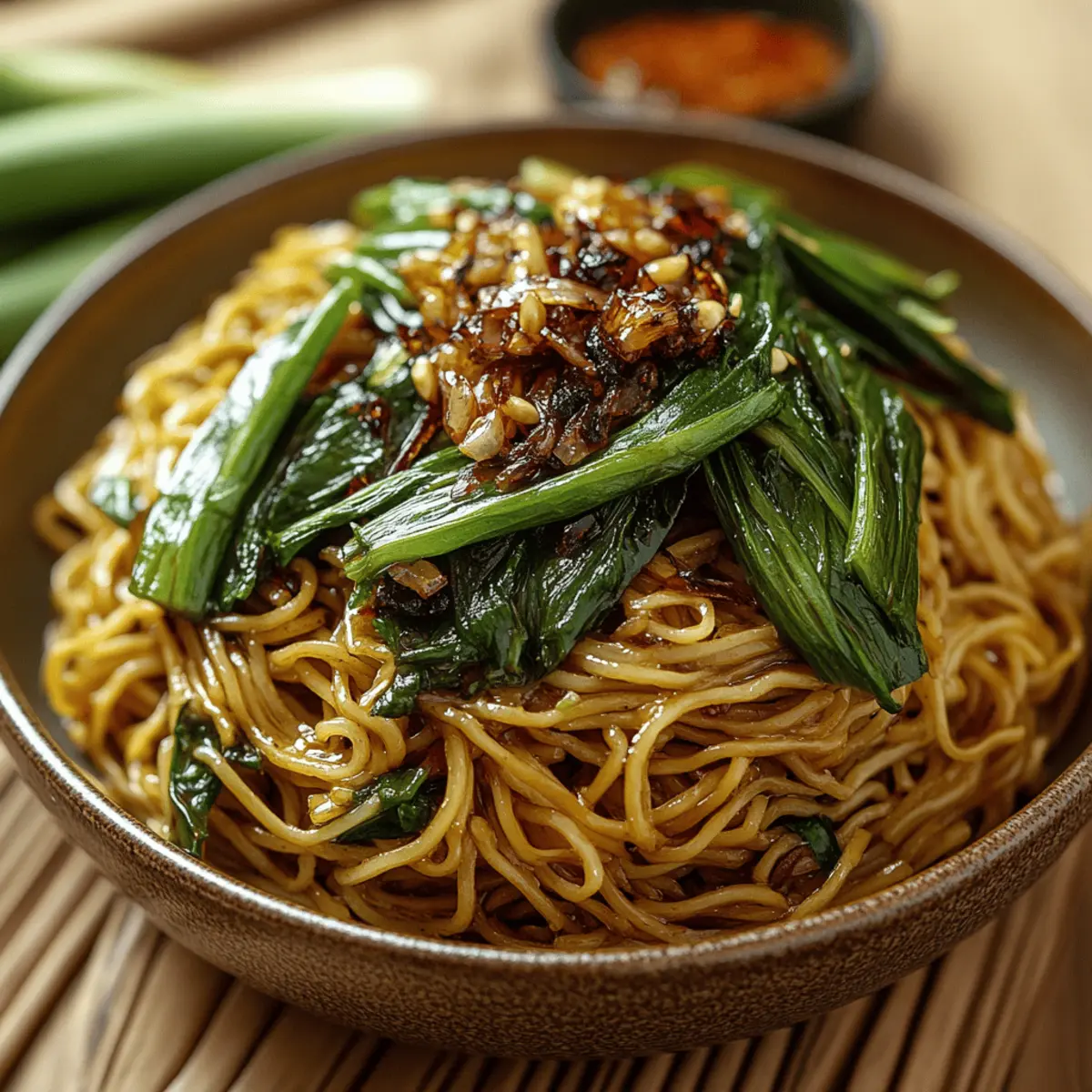 Scallion Oil Noodles