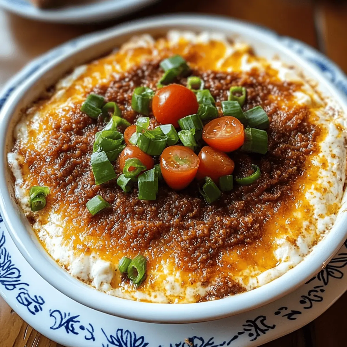 Spicy Cheesy Baked Football Dip
