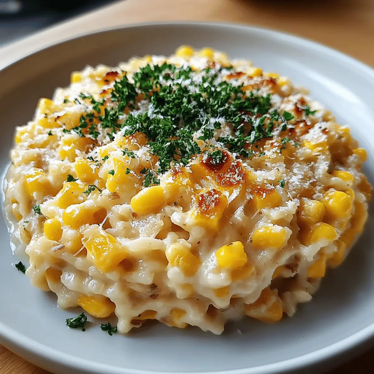 Sweet Corn Risotto