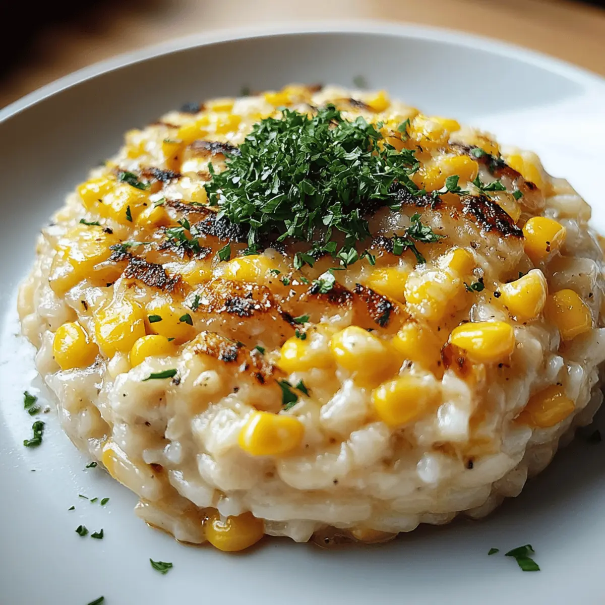 Sweet Corn Risotto