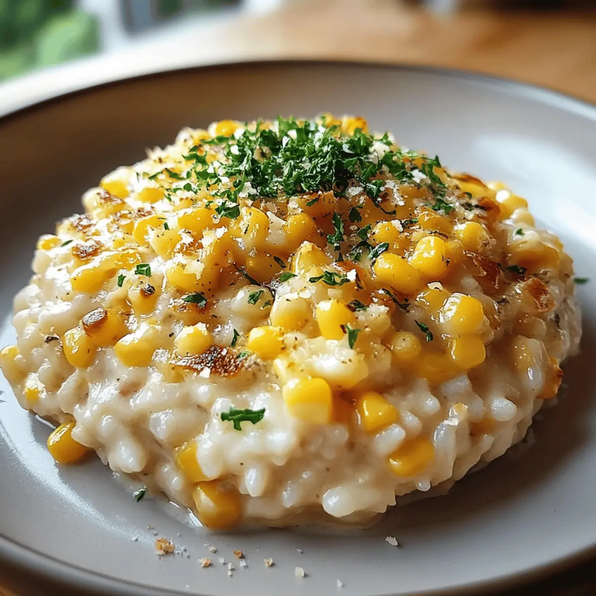 Sweet Corn Risotto