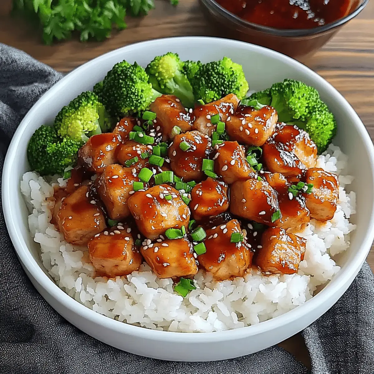 Teriyaki Chicken Rice Bowl
