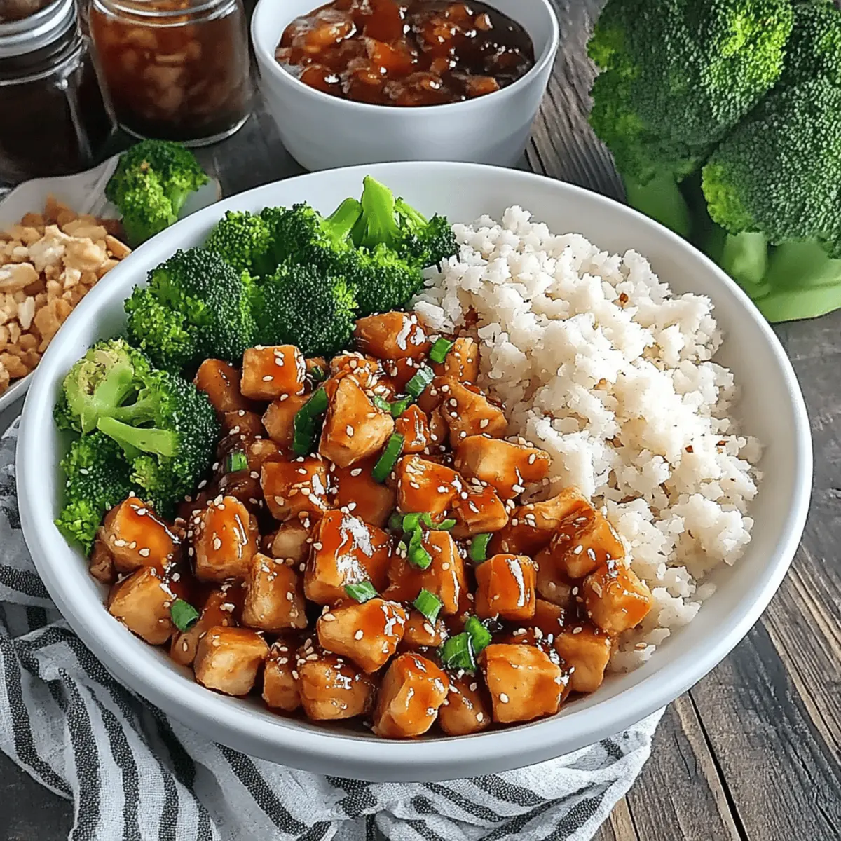 Teriyaki Chicken Rice Bowl