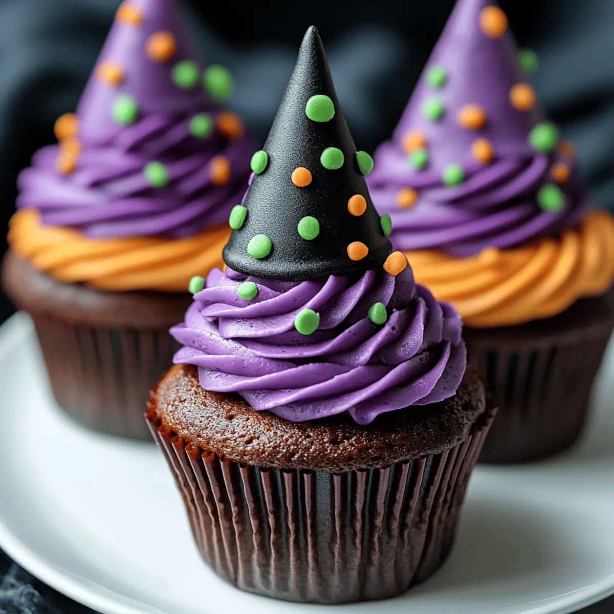 Witch Hat Cupcakes