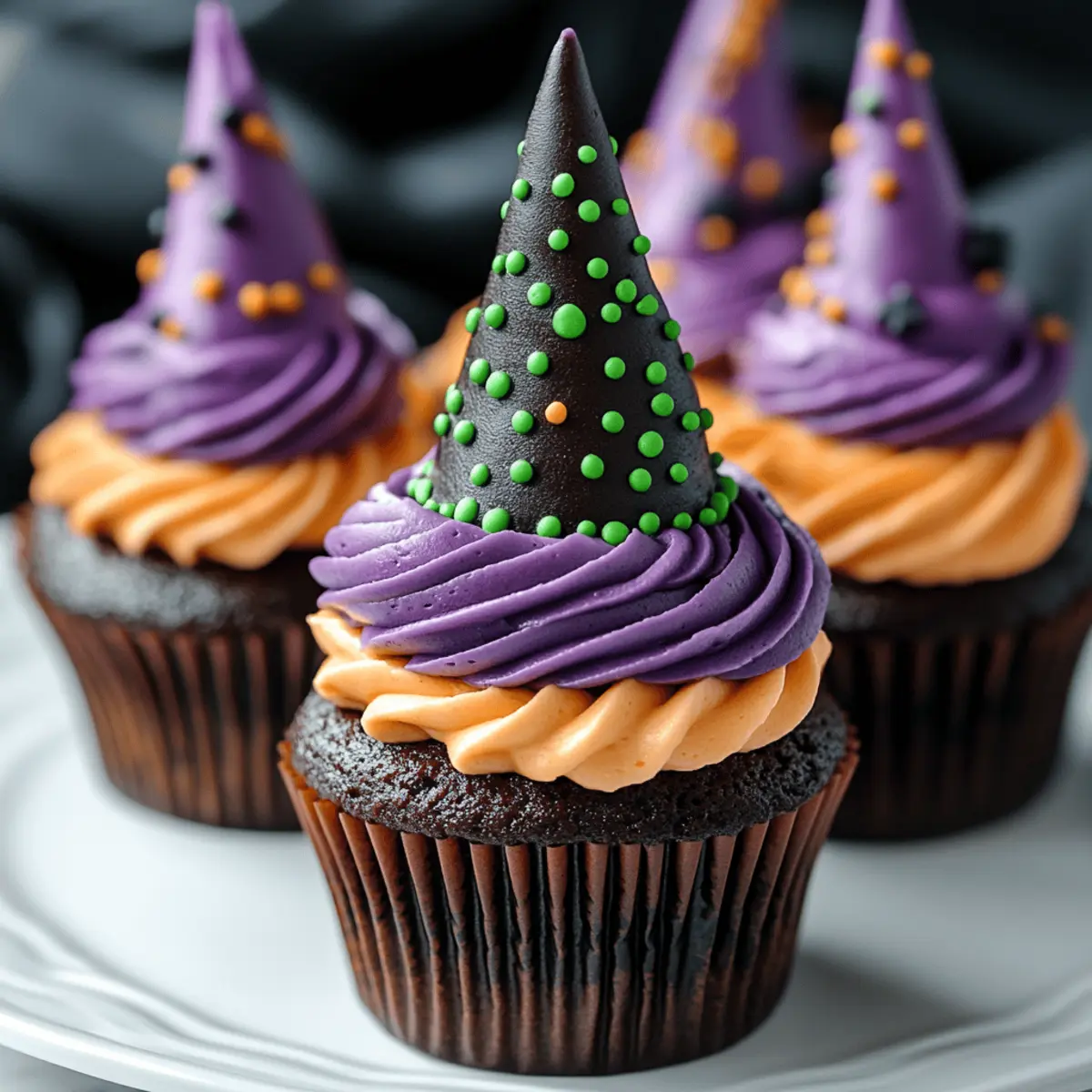 Witch Hat Cupcakes