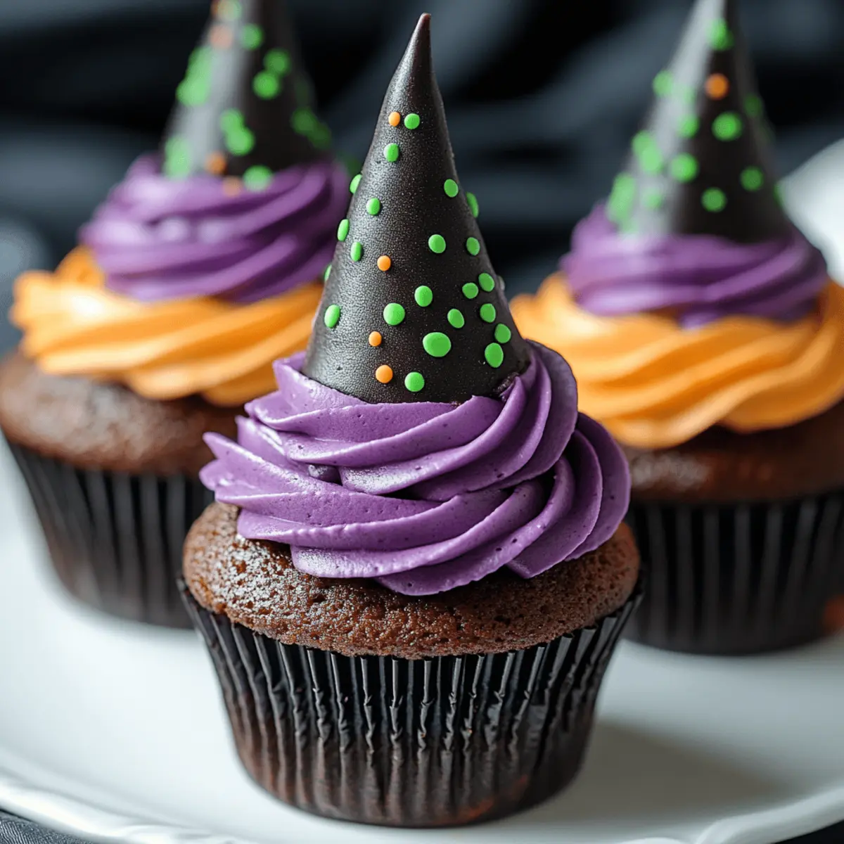 Witch Hat Cupcakes