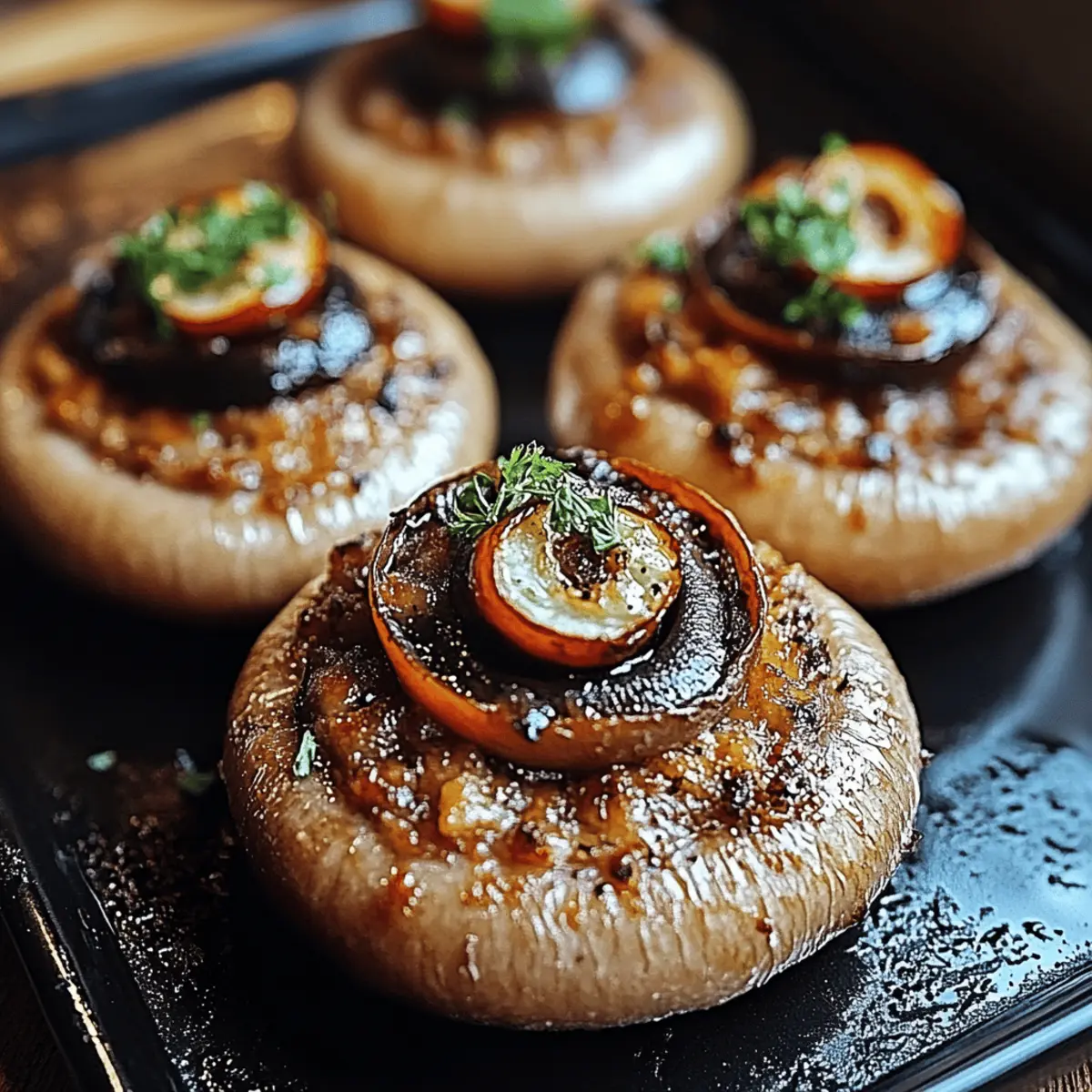 Stuffed Mushroom Eyeballs