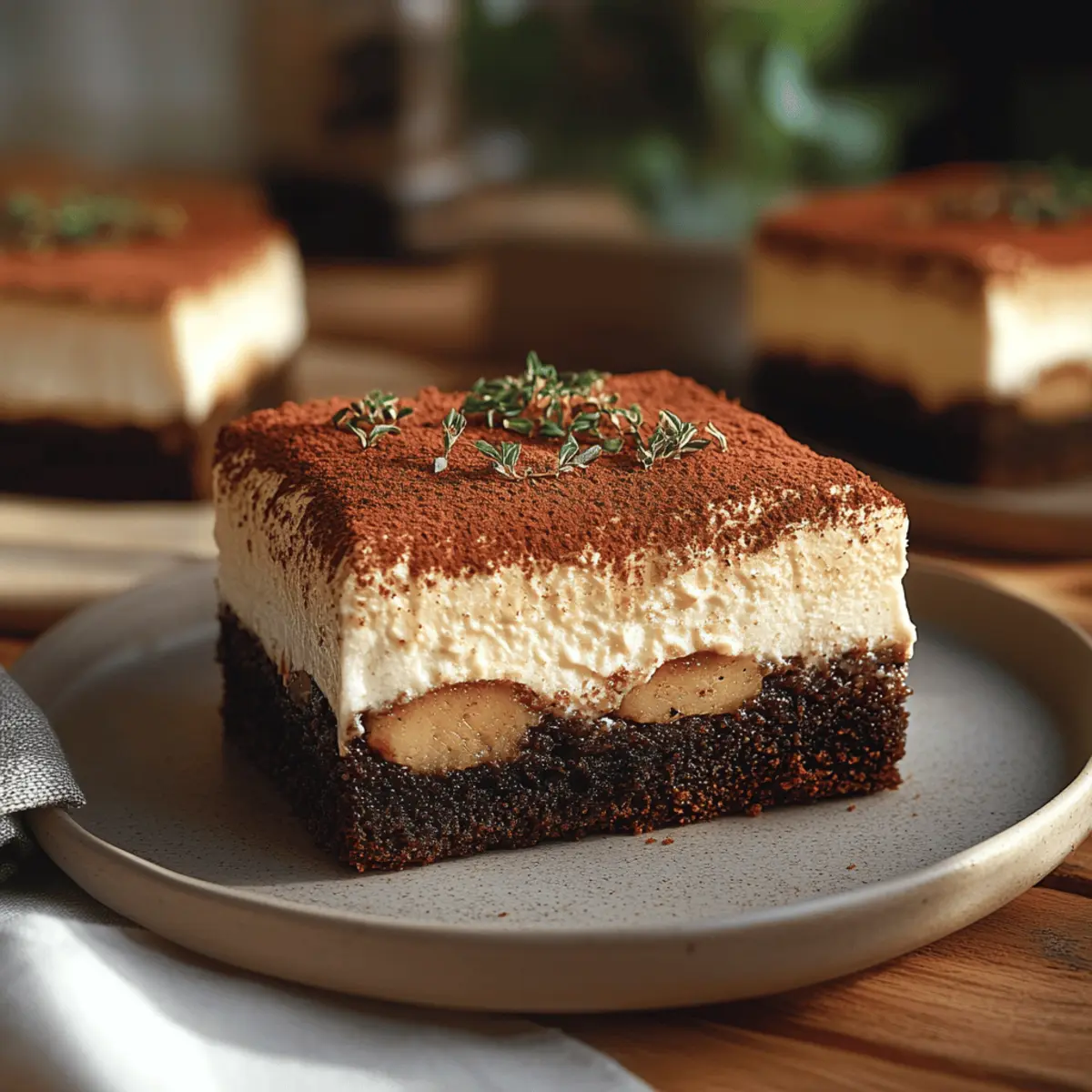 Tiramisu Brownies