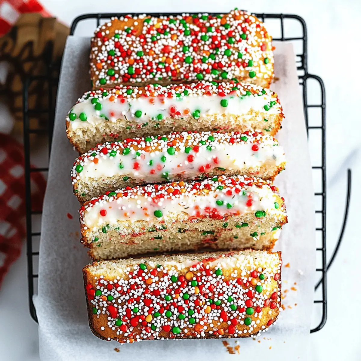 Christmas Sprinkle Buttermilk Bread