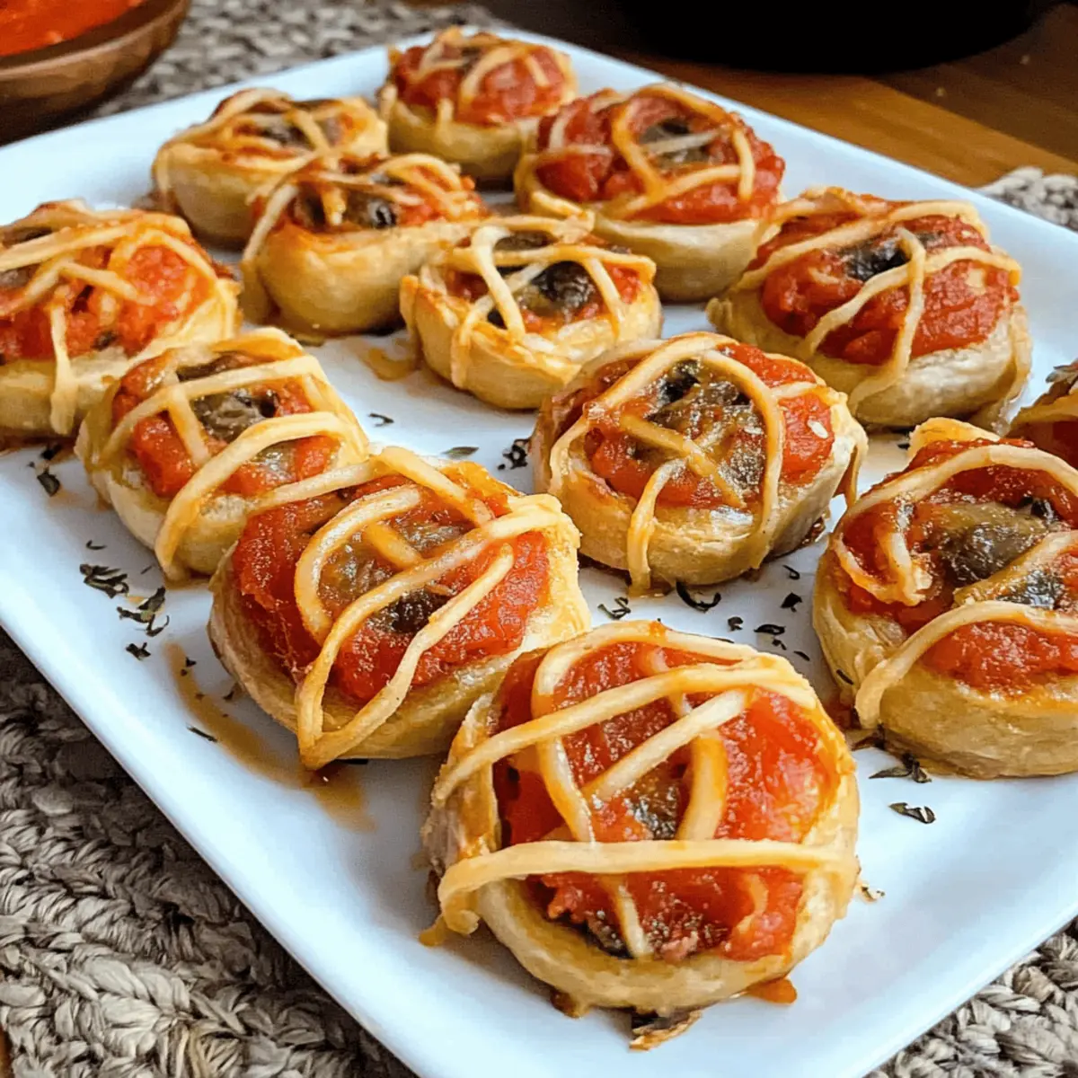 Halloween Mummy Meatballs