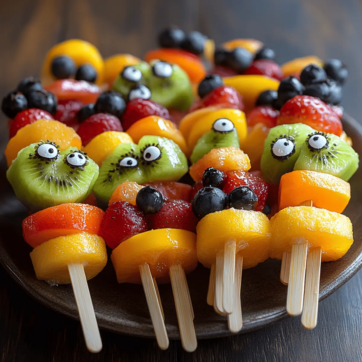 Monster Fruit Skewers