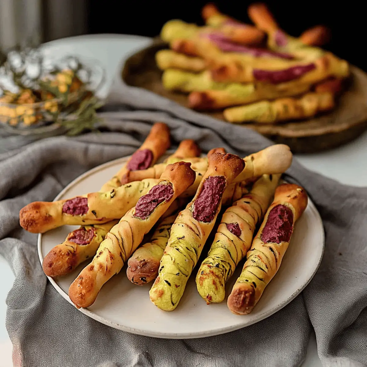 Creepy Witch Finger Cookies