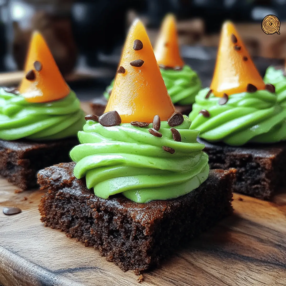 Wicked Witch Hat Brownies