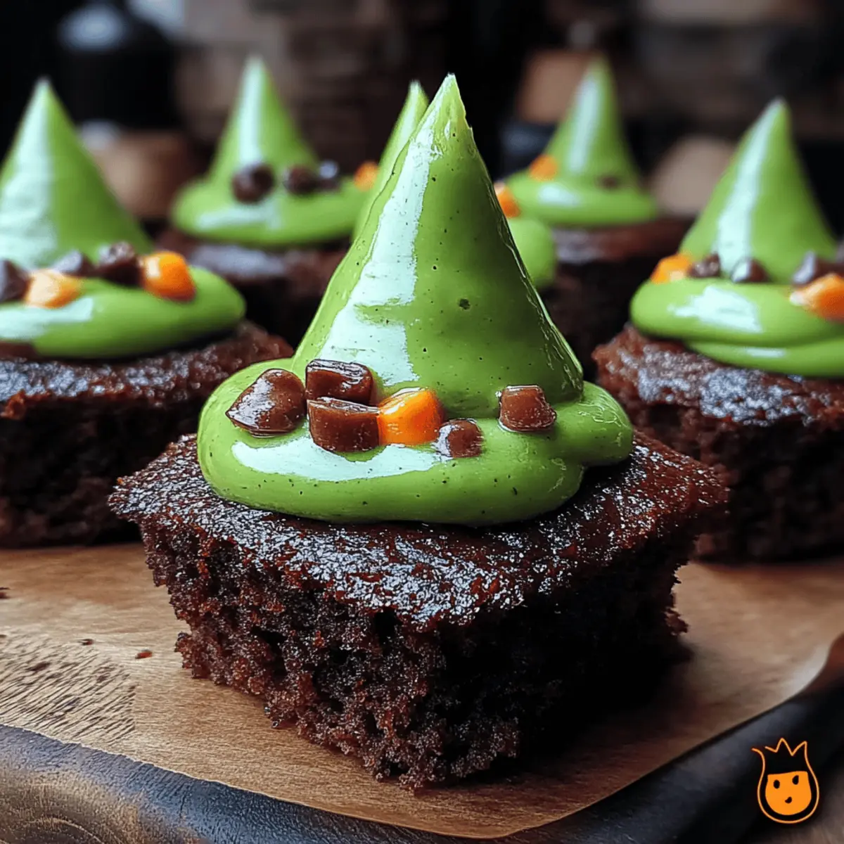 Wicked Witch Hat Brownies