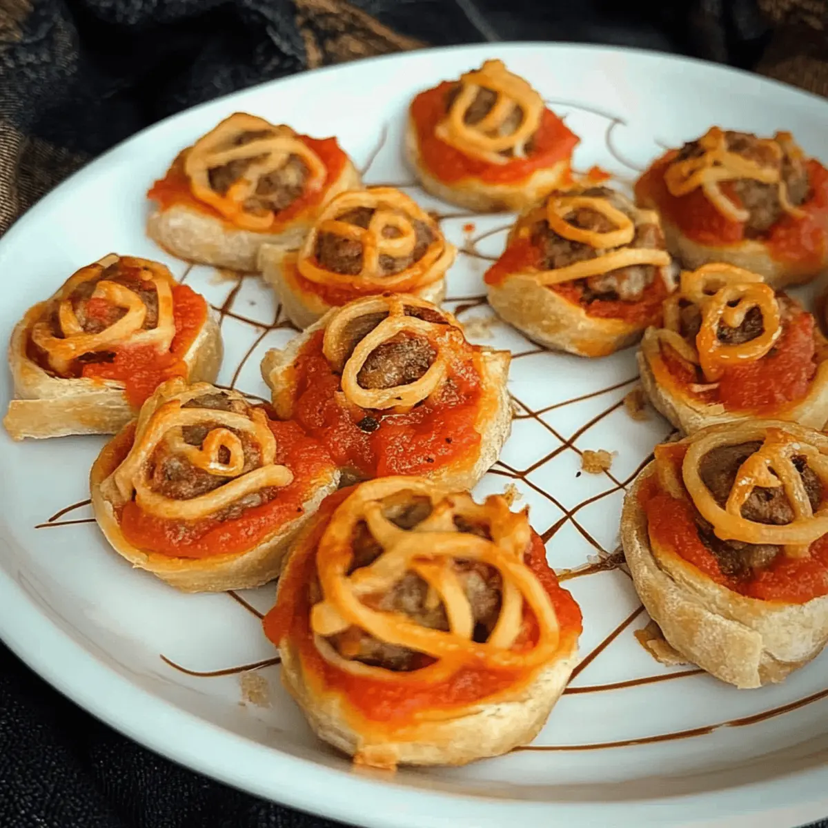 Halloween Mummy Meatballs